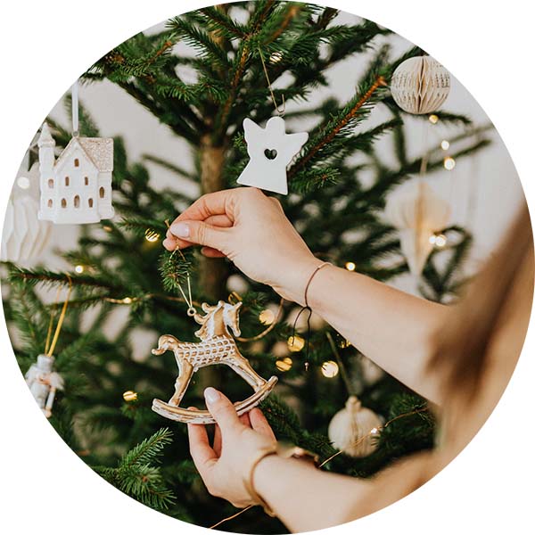 Decoração de árvore de natal